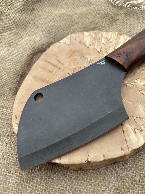 Тяпка сталь х12мф рукоять кавказский орех