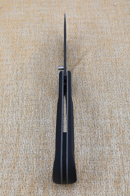 Складной нож "Пчак" сталь х12мф накладки акрил черный Складной нож "Пчак" сталь х12мф накладки акрил черный