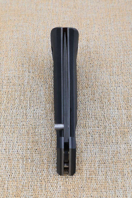 Складной нож "Пчак" сталь х12мф накладки акрил черный Складной нож "Пчак" сталь х12мф накладки акрил черный