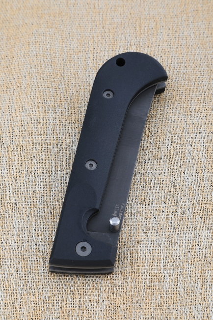 Складной нож "Пчак" сталь х12мф накладки акрил черный Складной нож "Пчак" сталь х12мф накладки акрил черный