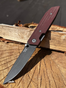 Складной нож "Аист" сталь х12мф накладки текстолит с клипсой Складной нож "Аист" сталь х12мф накладки текстолит с клипсой