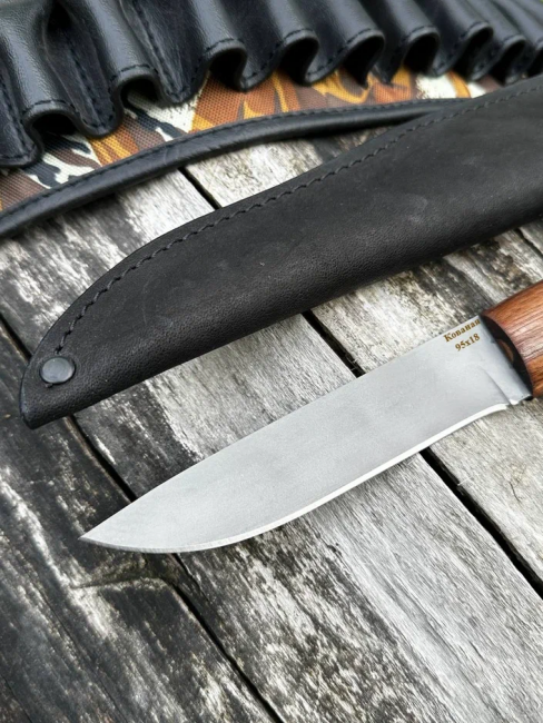 Нож "Пехотинец" 95х18 рукоять кавказский орех