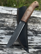 Нож "Пехотинец" х12мф рукоять кавказский орех