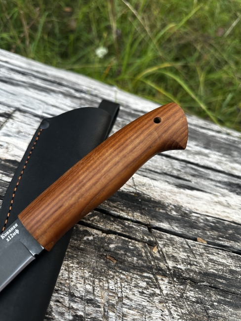 Нож "Пехотинец" х12мф рукоять ясень