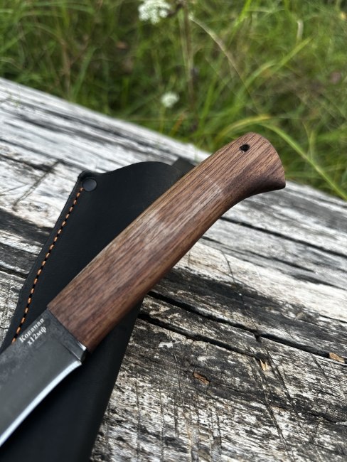 Нож "Сокол" х12мф рукоять кавказский орех