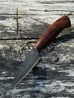 Овощной нож х12мф рукоять кавказский орех