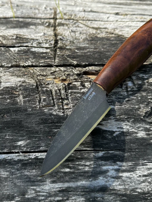 Овощной нож х12мф рукоять кавказский орех Овощной нож х12мф рукоять кавказский орех