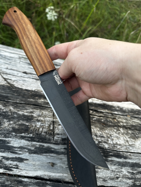 Нож "Засапожный" сталь х12мф рукоять ясень