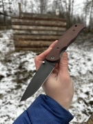 Складной нож "Акула" сталь х12мф накладки текстолит 