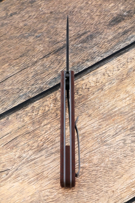 Складной нож "Журавль" сталь х12мф накладки текстолит с клипсой Складной нож "Журавль" сталь х12мф накладки текстолит с клипсой